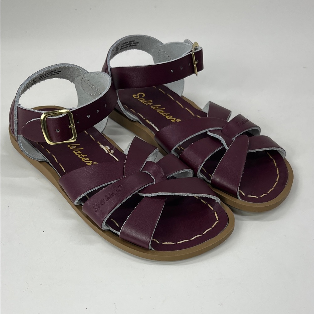 New Salt Water Original Sandal in Maroon Size 11